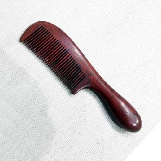 小号&大号大红酸枝素手柄梳 商品图1
