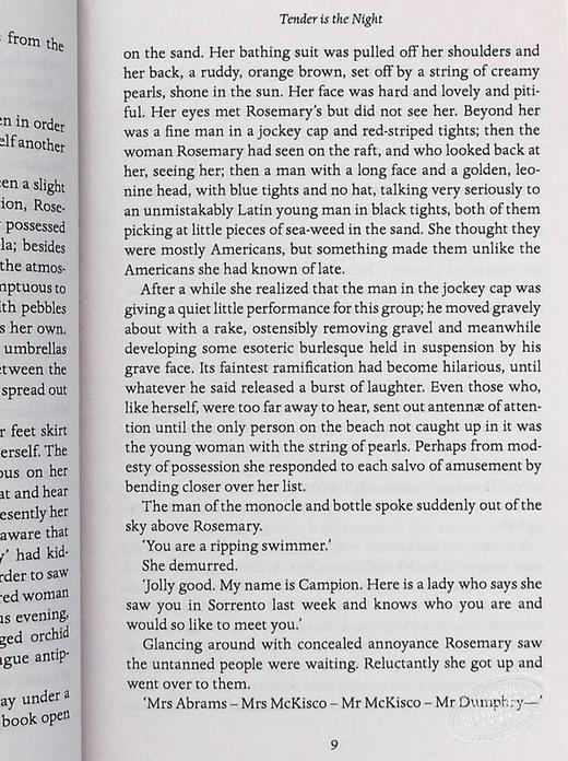 【中商原版】菲茨杰拉德 夜色温柔 Tender is the Night 英文原版 F Scott Fitzgerald 商品图6