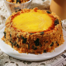 新品上市【金沙芋泥岩烧蛋糕】双层芋泥夹心、特调金沙爆浆！