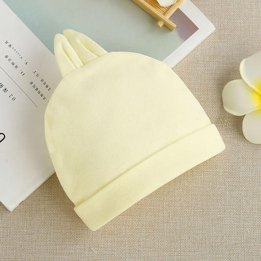 【纯棉面料 告别红疹】婴儿纯棉帽子秋冬新款新生儿纯棉无骨胎帽保暖宝宝双层卡通儿童帽 商品图8