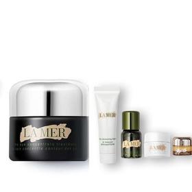 La Mer/海蓝之谜 浓缩密集修护眼霜15ml+中小样四件套（洁面+精粹液+面霜+鎏金眼霜） 明星眼霜 奢润滋养 焕亮眼周