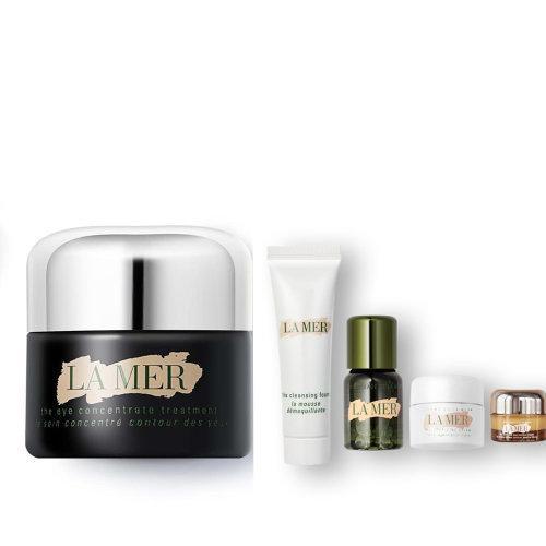 La Mer/海蓝之谜 浓缩密集修护眼霜15ml+中小样四件套（洁面+精粹液+面霜+鎏金眼霜） 明星眼霜 奢润滋养 焕亮眼周 商品图0