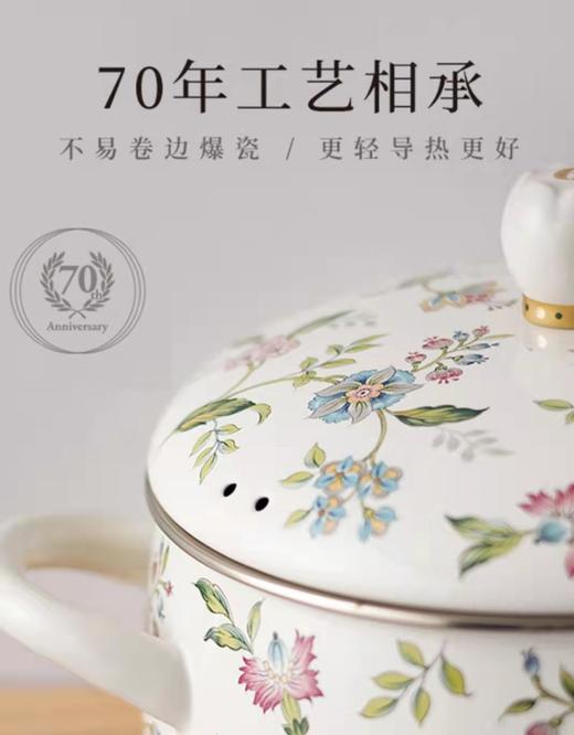 5F石村 富士珐琅双耳锅 商品图2