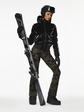 Goldbergh - Ice Jacket Real Fox Fur - Black - 女装 - 滑雪夹克 - 黑色