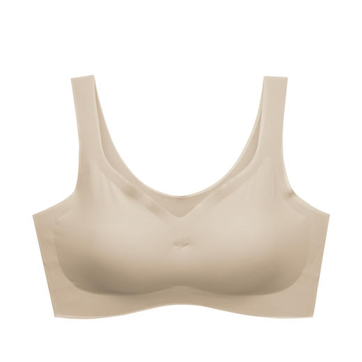 欧迪芬O+女士内衣舒适无钢圈胸罩无痕聚拢手掌杯背心式文胸PB0501 商品图5