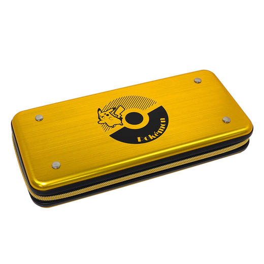 Switch配件 皮卡丘铝合金拉丝金属收纳包 商品图0