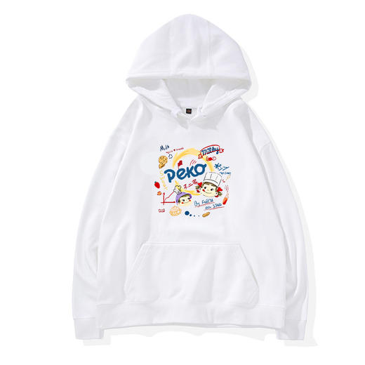 欧阳娜娜同款不二家厚2022年新款黑色连帽卫衣女春秋外套薄款宽松韩版上衣圣诞礼物七夕情人节 商品图2