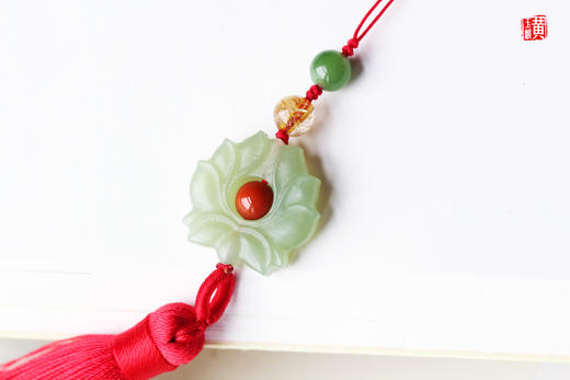 [ 清莲 ]  和田玉青玉挂件 商品图1