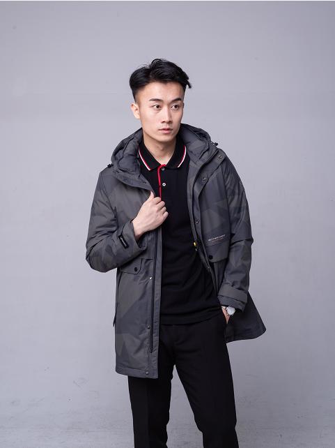 三一迷彩时尚可脱卸羽绒服 商品图0