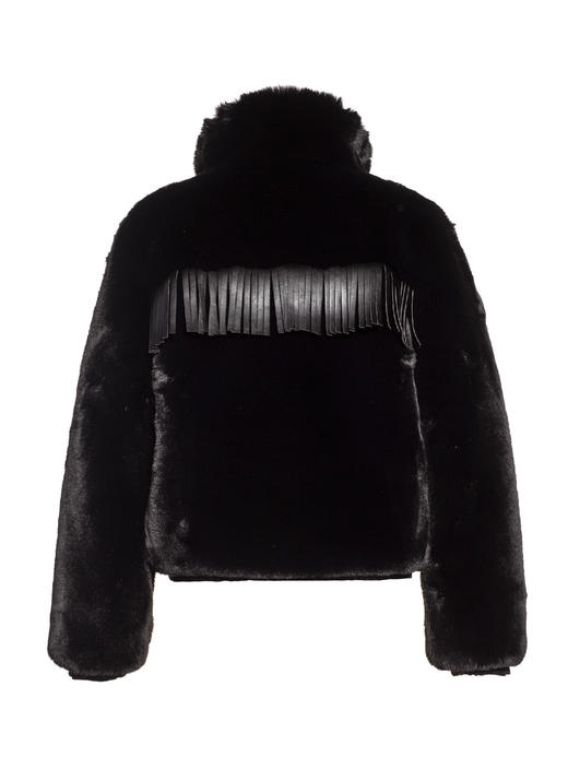 Goldbergh - Cowboy Jacket Faux Fur - Black - 女装 - 滑雪夹克 - 黑色 商品图2