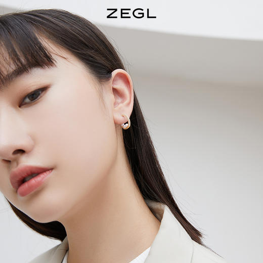 ZEGL人造珍珠耳环女轻奢高级感耳钉925银针秋冬耳饰 商品图0