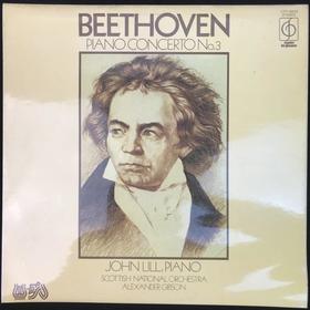 LP黑胶唱片 贝多芬《第三钢琴协奏曲》 苏格兰国家管弦乐团 亚历山大·吉布森指挥 钢琴：约翰·利尔
