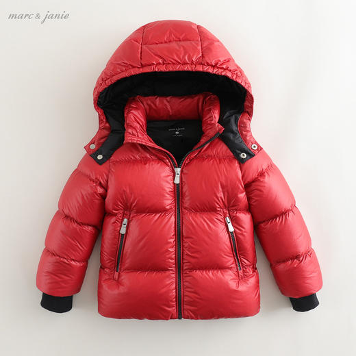 马克珍妮新款冬装 男童加厚保暖羽绒服 儿童羽绒外套213685 商品图1