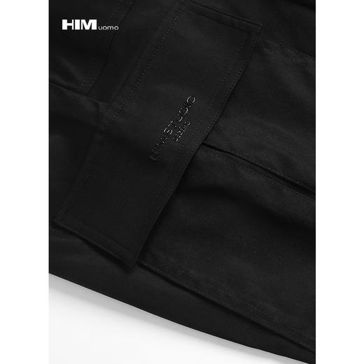 HIM漢崇 束脚裤男秋商场同款潮流工装黑色舒适透气运动休闲裤 商品图2