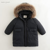 【户外防寒】马克珍妮新款冬装女童中长款加厚羽绒服213605 商品缩略图3