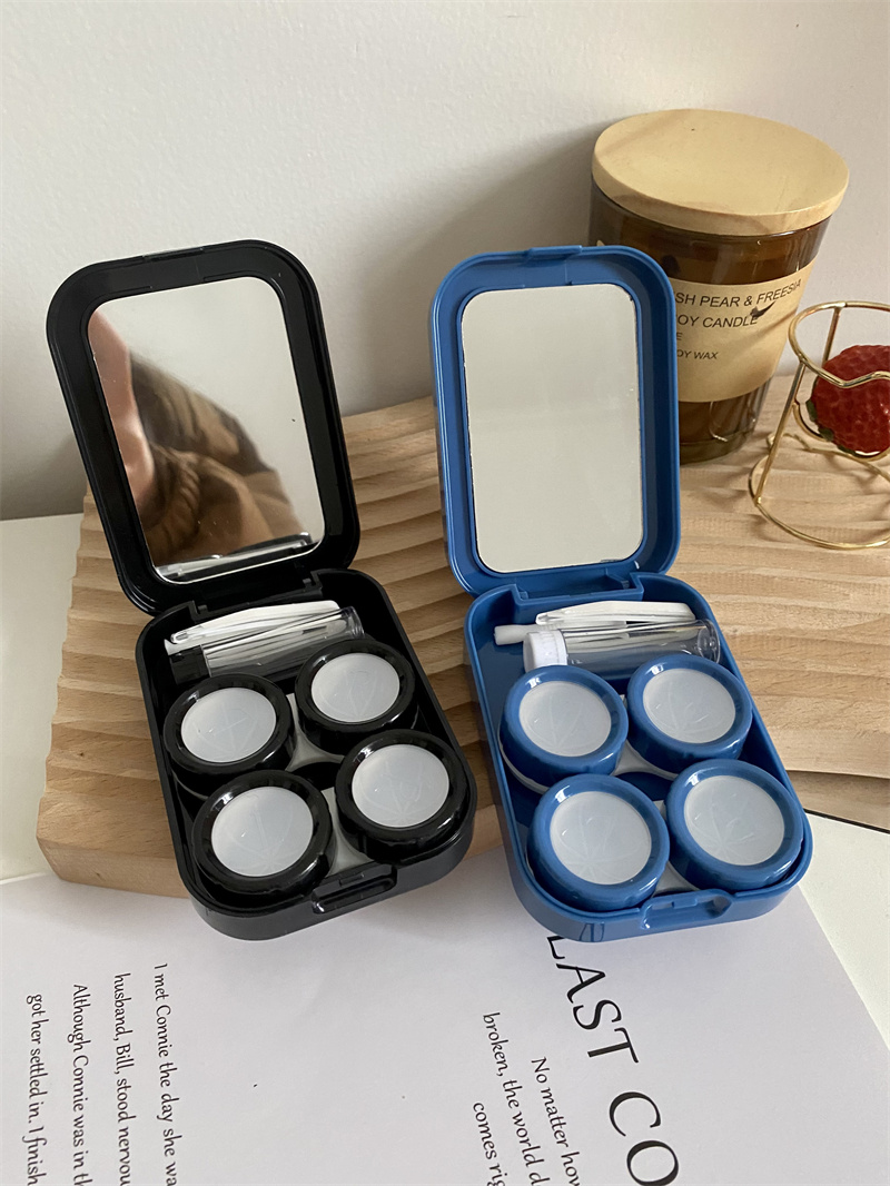 像鱼隐形眼镜盒as627两付装