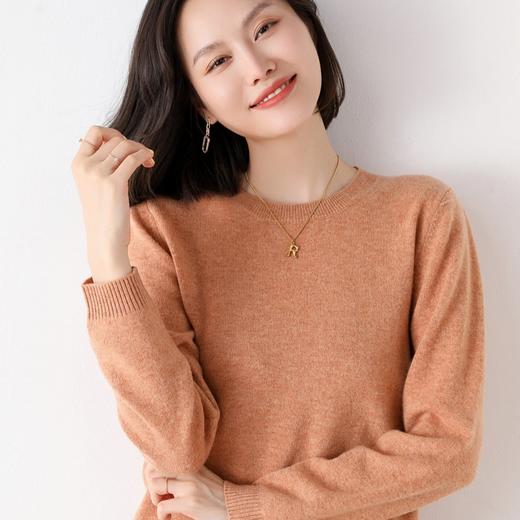 老米优品 /百昏百羊毛，《澳洲美利奴羊毛衫》 圆领/V领/半篙领/堆堆领，9色可选 轻盈柔软 不易起球 不易掉毛 保暖亲肤不扎肤 BIMO碧茉女款【72小时发货】 商品图3