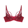 欧迪芬内衣女大胸显小胸罩性感深V聚拢上托防下垂蕾丝文胸OB1339 商品缩略图6