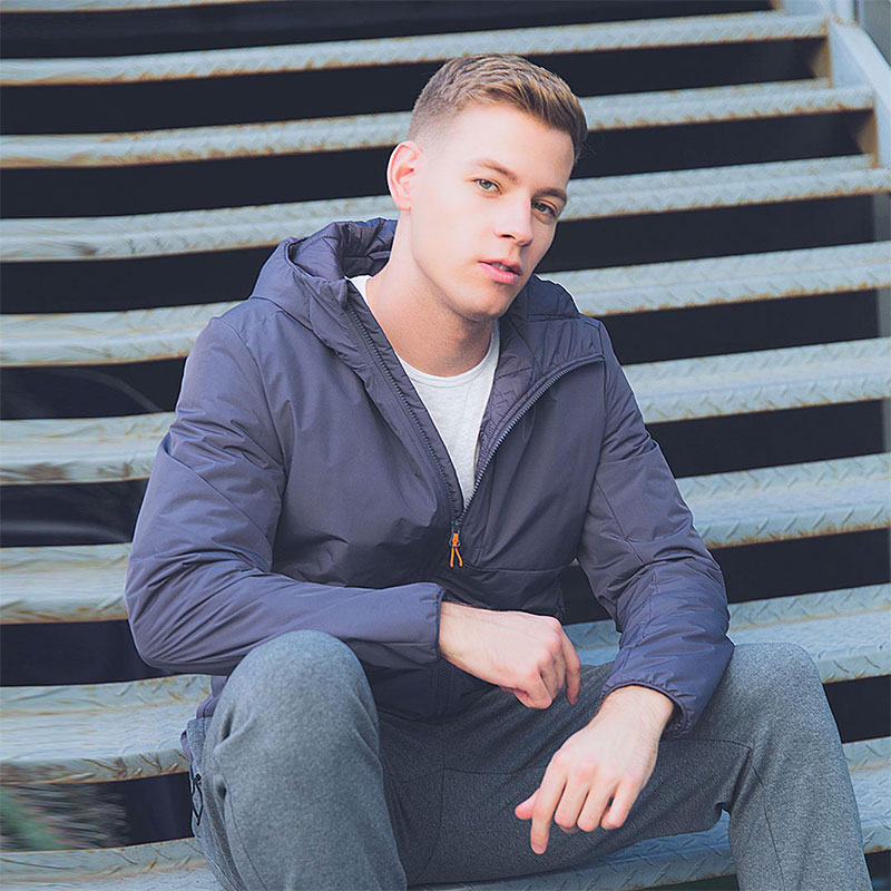 【保暖黑科技】SKAH气凝胶防风防泼水热能外套 气凝胶混合材质 快速锁温 防寒隔冷 轻薄有型 防风防泼水面料