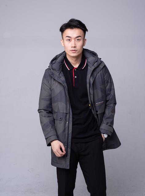 三一迷彩时尚可脱卸羽绒服 商品图1