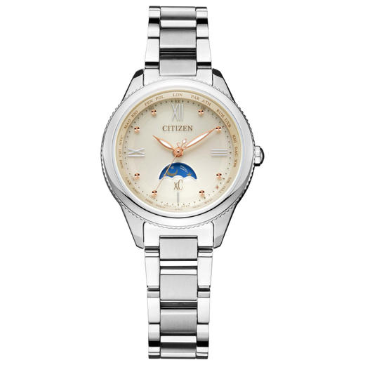 西铁城新款xC系列日相舒博钛光动能电波手表女EE1000-58A 商品图1