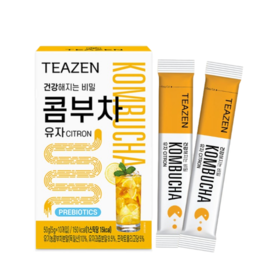 TEAZEN 乳酸菌康普茶柚子味固体饮料5g*10 