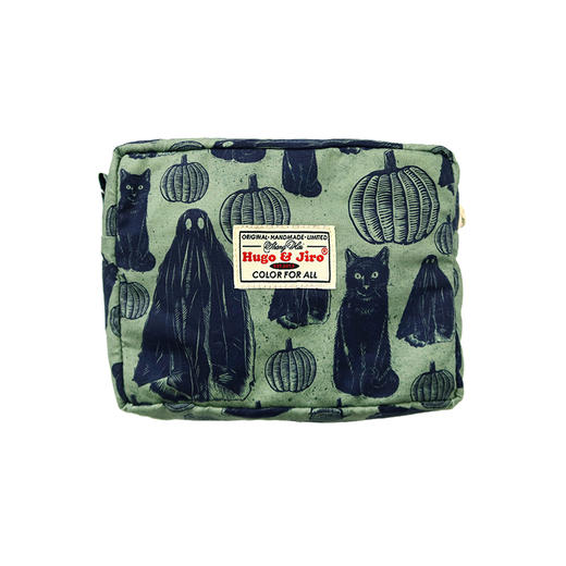 HUJI祤集Motley收纳包插画黑猫 商品图2