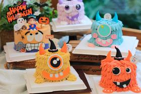 四寸万圣节奶油蛋糕 下单前请仔细阅读商品详情