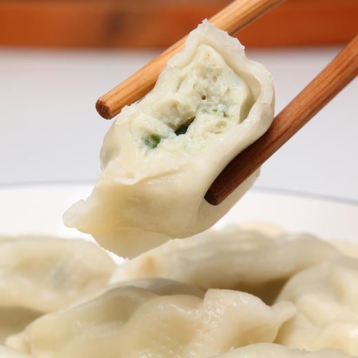 【山东省级非遗技艺】鲅鱼水饺  形如元宝 大袋实惠装  500g/袋（每袋约20个） 商品图4