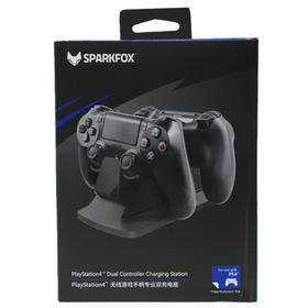 PS4配件 闪狐 双手柄座充