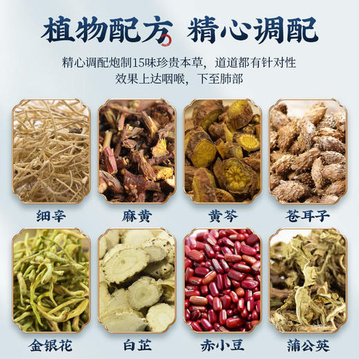 【买2送1买3送2】止鼾贴15味草本减少鼾声利咽利喉提高睡眠6贴/盒 商品图2