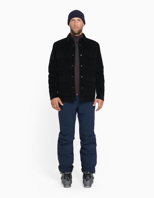 Aztech Mountain - Men Zaugg Quilted Shirt - Space Black - 男装 - 夹克 - 黑色 商品图2