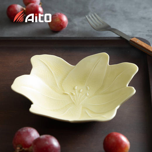 【AITO】日本原产KATACHI花姿形花瓣皿M花瓣点心碟餐碟 商品图3