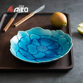 【AITO】日本原产KATACHI花姿形 花瓣皿L花形餐碟
