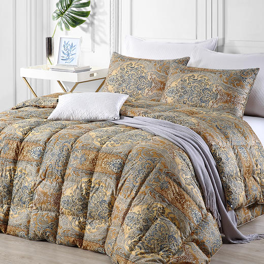 180支全棉可水洗95加拿大进口鹅绒被 斯德哥尔 商品图1