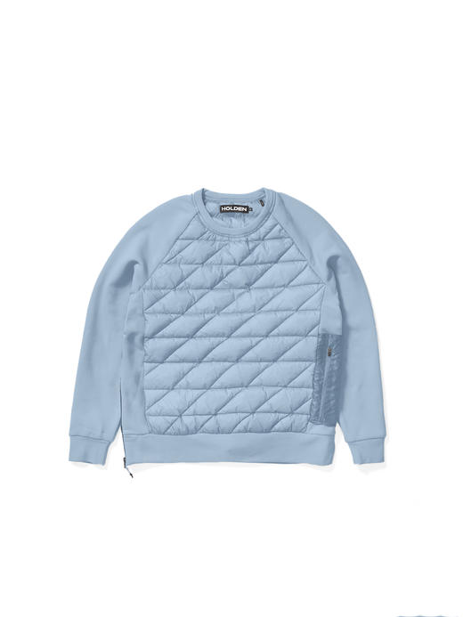 Holden - Hybrid Down Crew - China Blue - 男装 - 中层 - 蓝色 商品图0