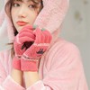 买一送一！【暖心“手”护！美丽不冻手】圣诞麋鹿针织手套，可触屏设计！打游戏玩手机不冻手，修饰手型弹力面料，柔软舒适不易起球，轻易不褪色针织保暖手套，圣诞节送礼优选 商品缩略图0