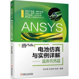 ANSYS电池仿真与实例详解:流体传热篇（ANSYS官方推荐，当前市面上唯一一套设计指南）