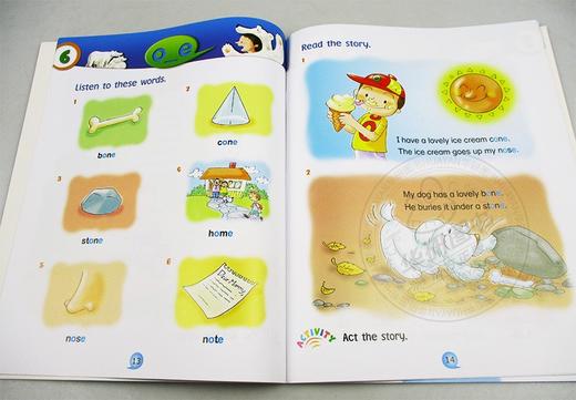 香港朗文少儿英语自然拼读3级别 学生用书含练习册 英文原版 Longman Phonics Fun 3 英文版进口原版英语书籍 商品图2