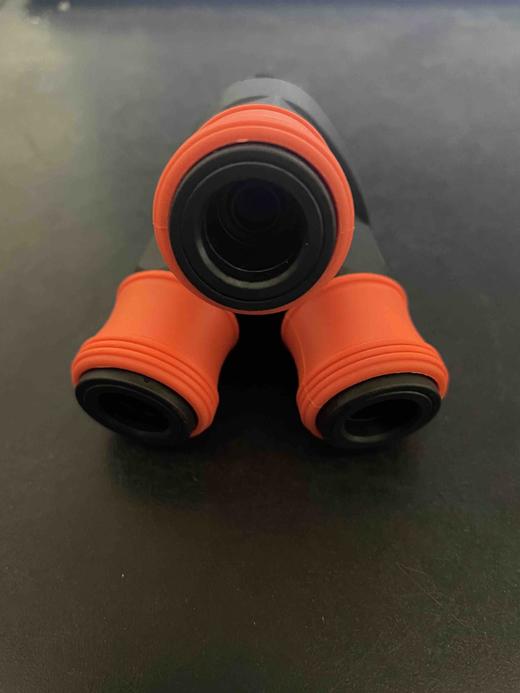 【货号04738】防生锈塑钢自锁气管快速接头气动空压机气泵头外丝三通 商品图3