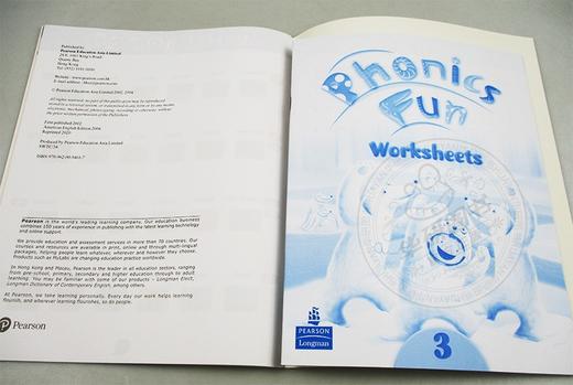 香港朗文少儿英语自然拼读3级别 学生用书含练习册 英文原版 Longman Phonics Fun 3 英文版进口原版英语书籍 商品图1