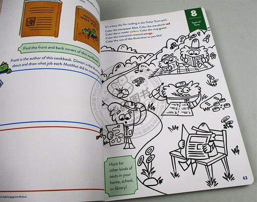 幼儿园英语语言艺术练习册 英文原版 TinkerActive Workbooks: Kindergarten English Language Arts 英文版进口儿童趣味辅导书 商品图2