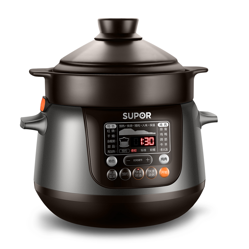 苏泊尔（SUPOR）精控快速炽陶电炖锅TC50YC5     全自动 5.0L