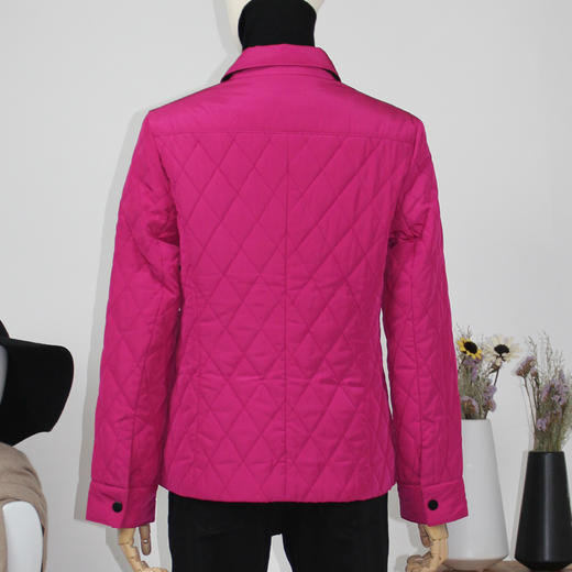 FOCALS福柯斯新款纯色薄棉服中长款拉链连帽棉服FYSCE27245 商品图2