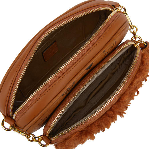 MCM 女士Faux Fur Visetos系列单肩斜挎包 MWRBASX02 商品图3