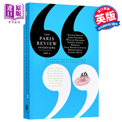 【中商原版】巴黎评论 第二辑 英文原版 The Paris Review Interviews 2 Philip Gourevitch Canongate Books 文学理论与评论 商品图0