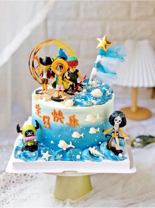 海贼王海洋系列主题蛋糕：（正直勇敢的人永远都是幸运儿） 商品图0