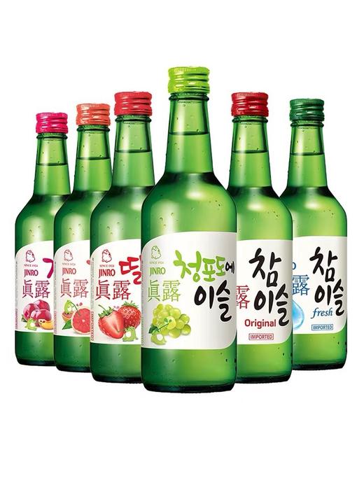 真露五口味组合（草莓，西柚，葡萄，李子，竹炭） 商品图2