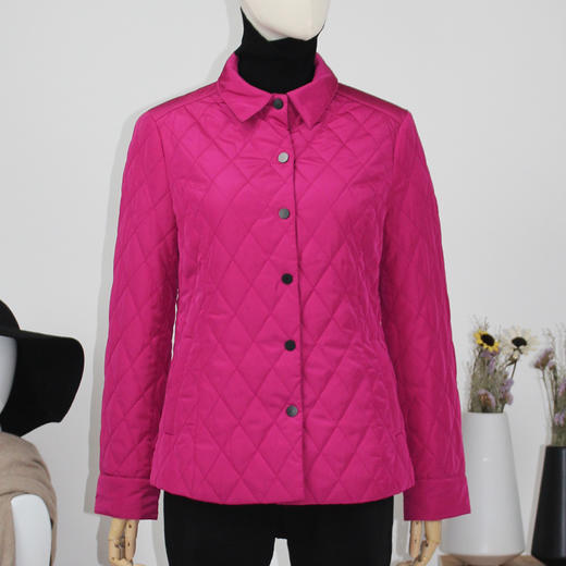 FOCALS福柯斯新款纯色薄棉服中长款拉链连帽棉服FYSCE27245 商品图0