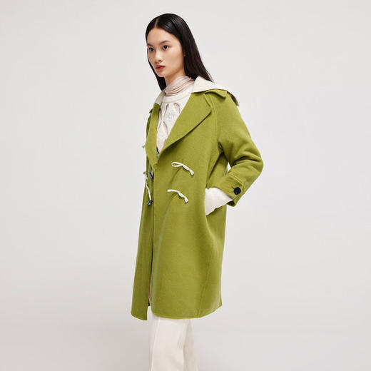 LILY冬季新款两穿羊毛大衣外套121400FN1377212 商品图2